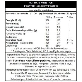Proteína Prostar Ultimate  Nutrition - 5,2Lb - Imagen 2