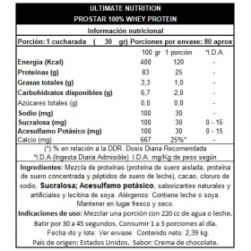 Proteína Prostar Ultimate  Nutrition - 5,2Lb - Imagen 2