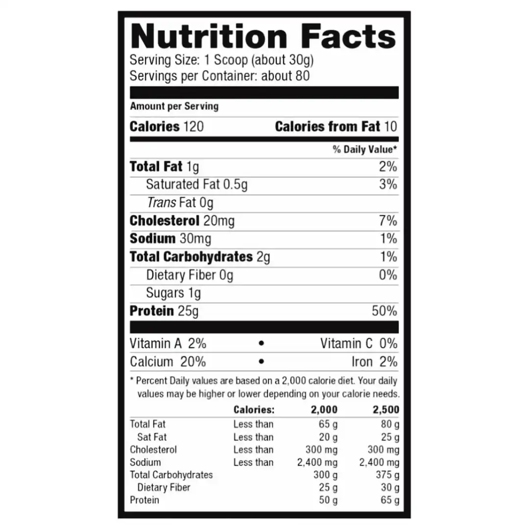 ficha nutricional proteina prostar 100 whey ultimate nutrition