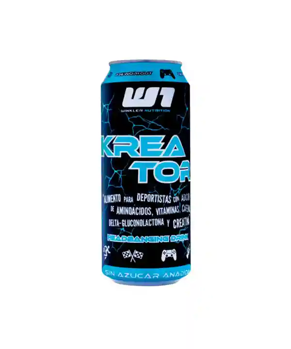 bebida energética kreator sabor blue agression