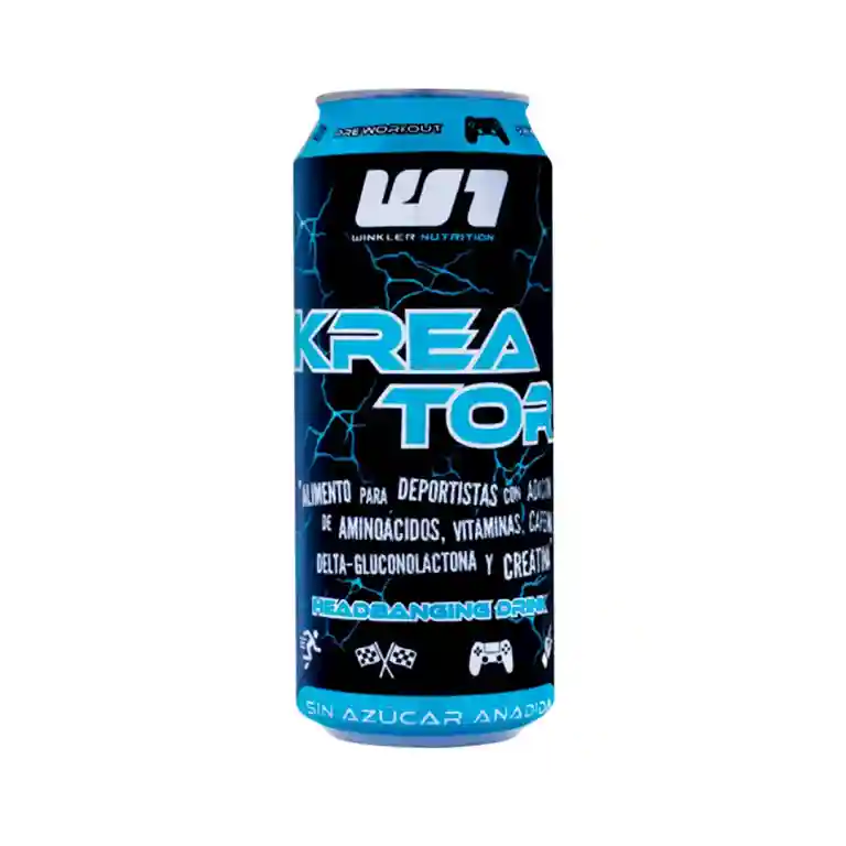 bebida energética kreator sabor blue agression