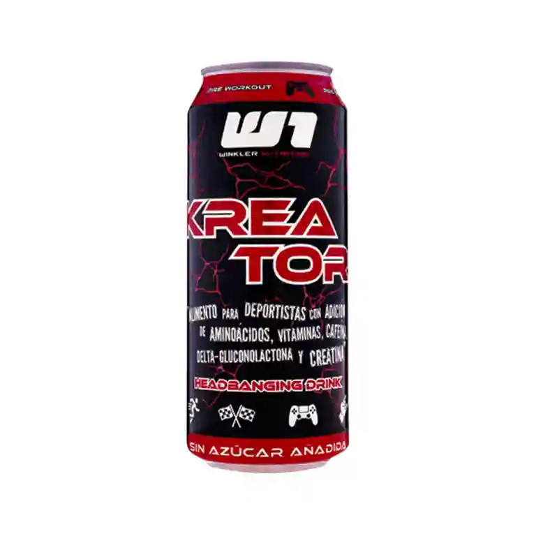 bebida energética kreator sabor xtreme punch