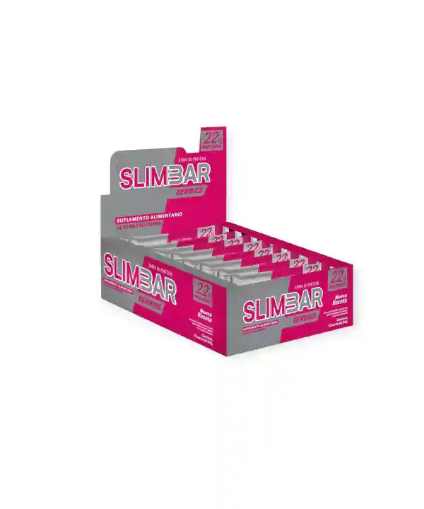 Caja 12 Barritas de Proteína Slimbar 60g_ Berries