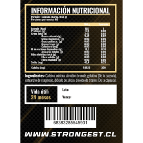 Cafeína Anhidrida Strongest_300mg - Imagen 2