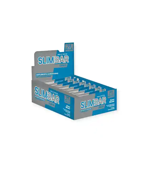 Display 12 Barritas de Proteína Slimbar 60g_ Coco