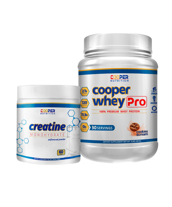 Proteína Cooper Whey Pro 2lb + Creatina Cooper Nutrition 300g