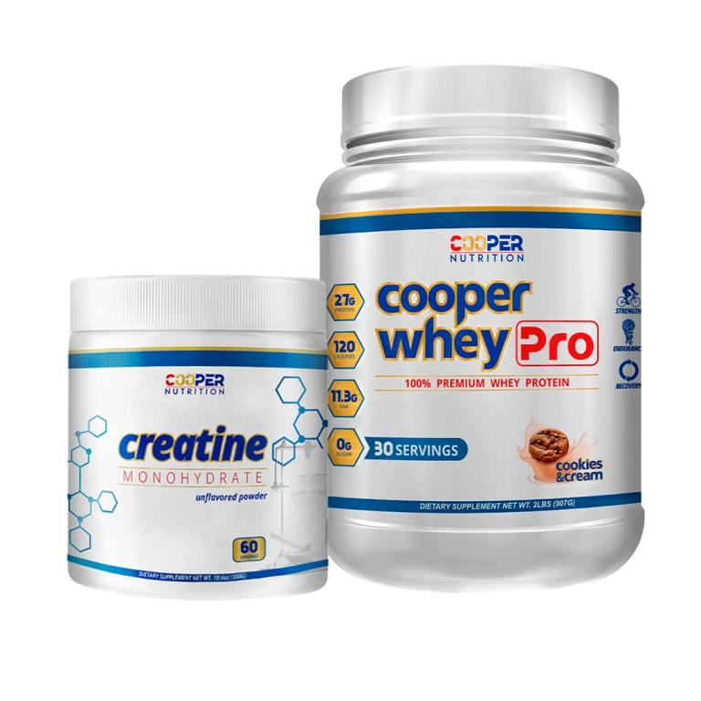 Proteína Cooper Whey Pro 2lb + Creatina Cooper Nutrition 300g