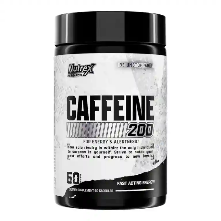 Caffeine 200 suplemento de cafeína anhidra 200 mg