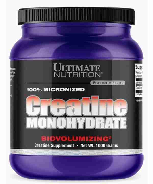 Creatina Monohidratada 1 Kg Ultimate Nutrition Sin Sabor Vegana