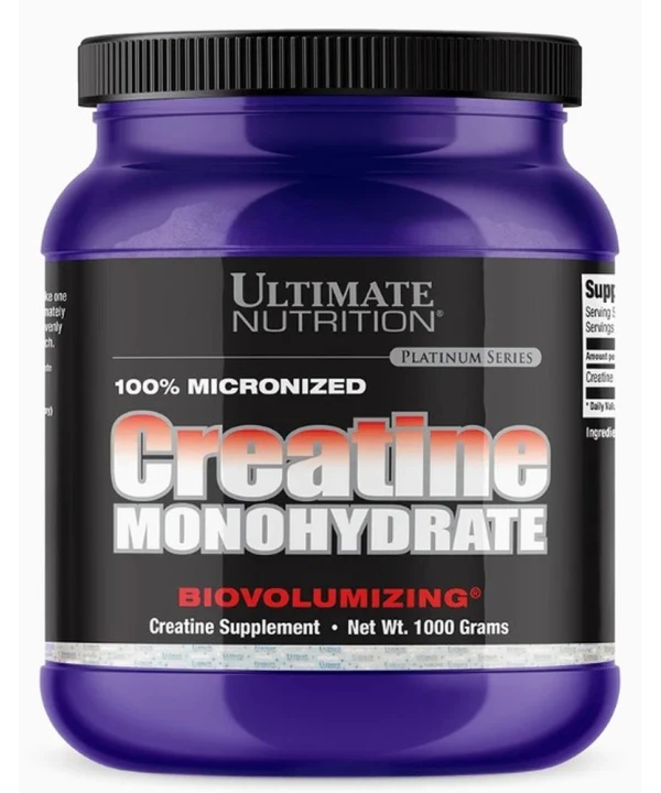 Creatina Monohidratada 1 Kg Ultimate Nutrition Sin Sabor Vegana