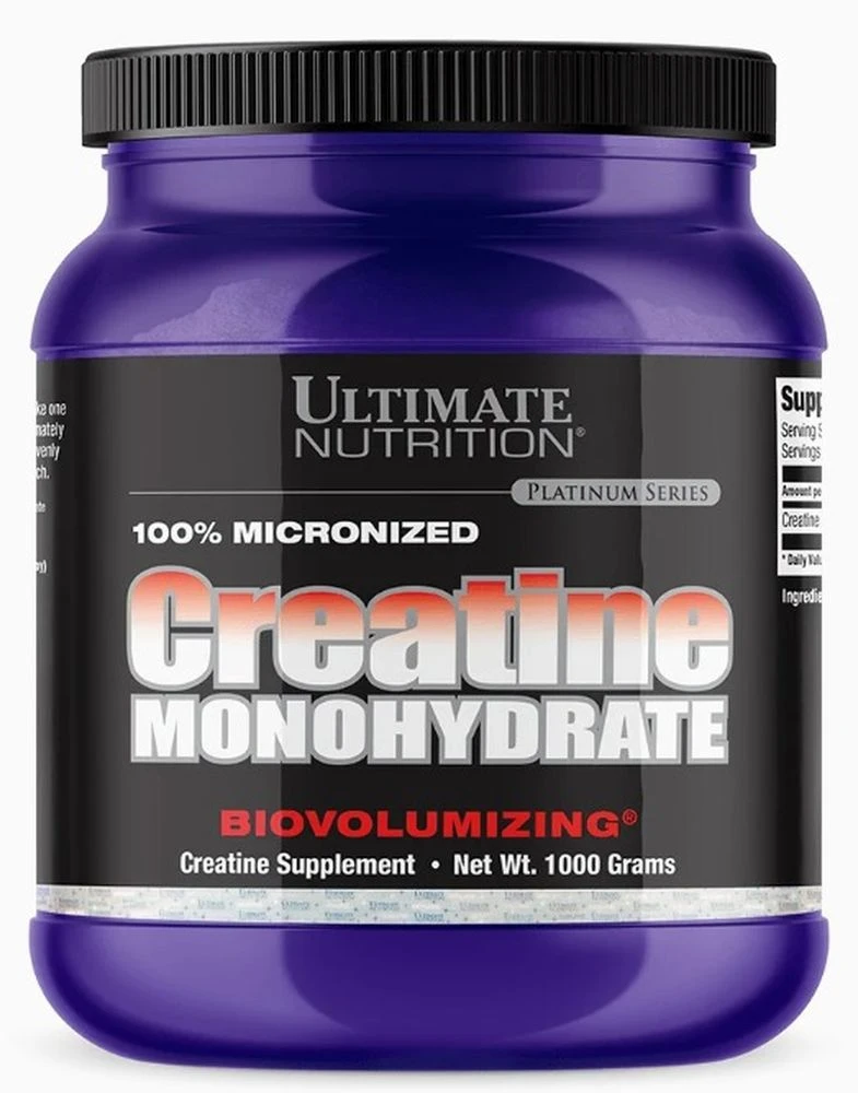 Ultimate_Nutrition_Creatina_1_web Creatina Monohidratada 1 Kg Ultimate Nutrition Sin Sabor Vegana - Imagen 1