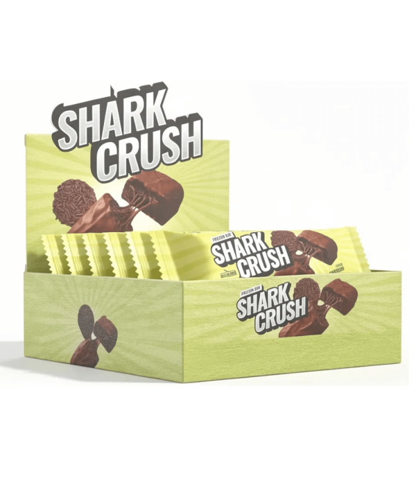 Shark Crush Barra Proteica 40 g – Caja 12 unidades – Shark Pro